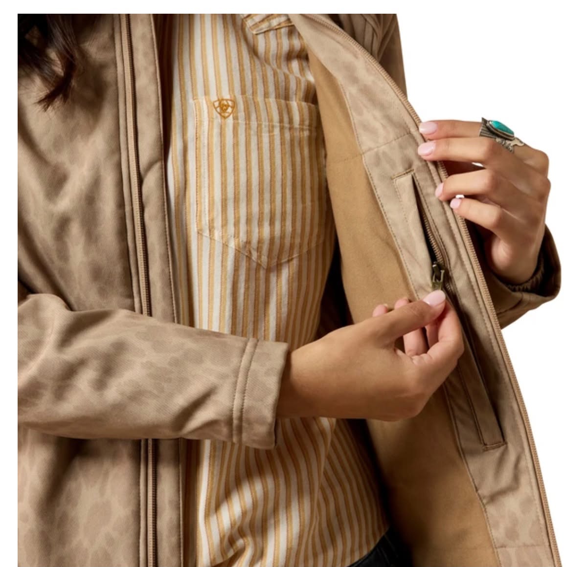 ARIAT WOMEN JACKET FADED LEOPARD 10079888