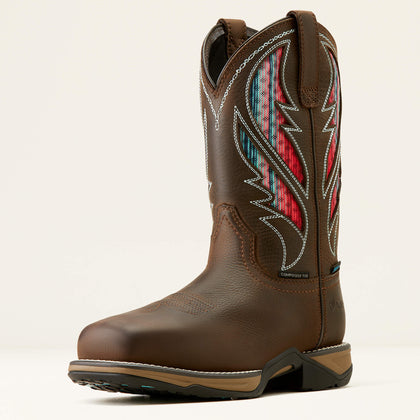 BOTA DE TRABAJO ARIAT ANTHEM VENTE PARA MUJER CHOCOLATE OSCURO SERAPE 10050827