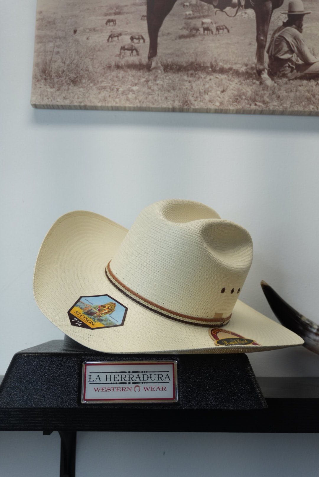 STETSON HOBBS NATURAL 10X STRAW HAT