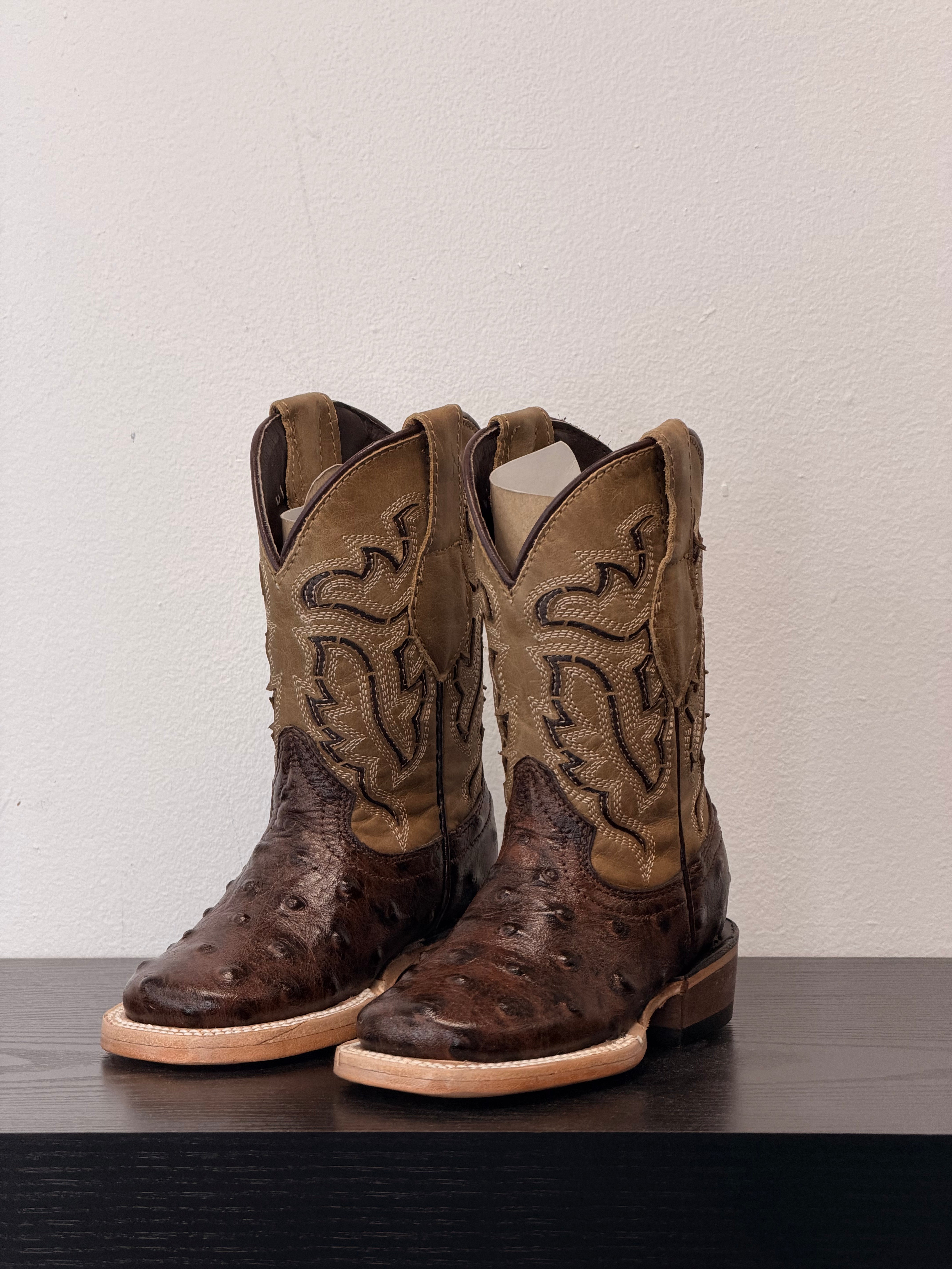 ROCKEM KIDS little Austin cafe “ imit avestruz cuero BULL DOG