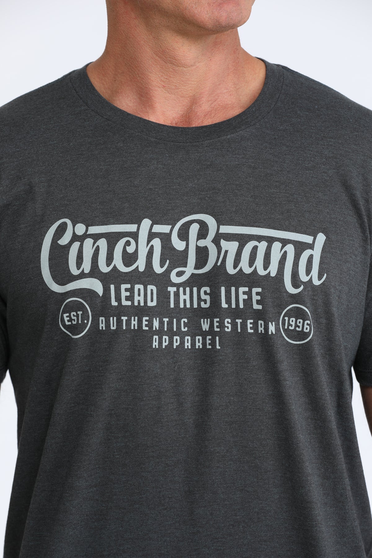 CINCH MENS GREY/NAVY T-SHIRT - MTT1690727