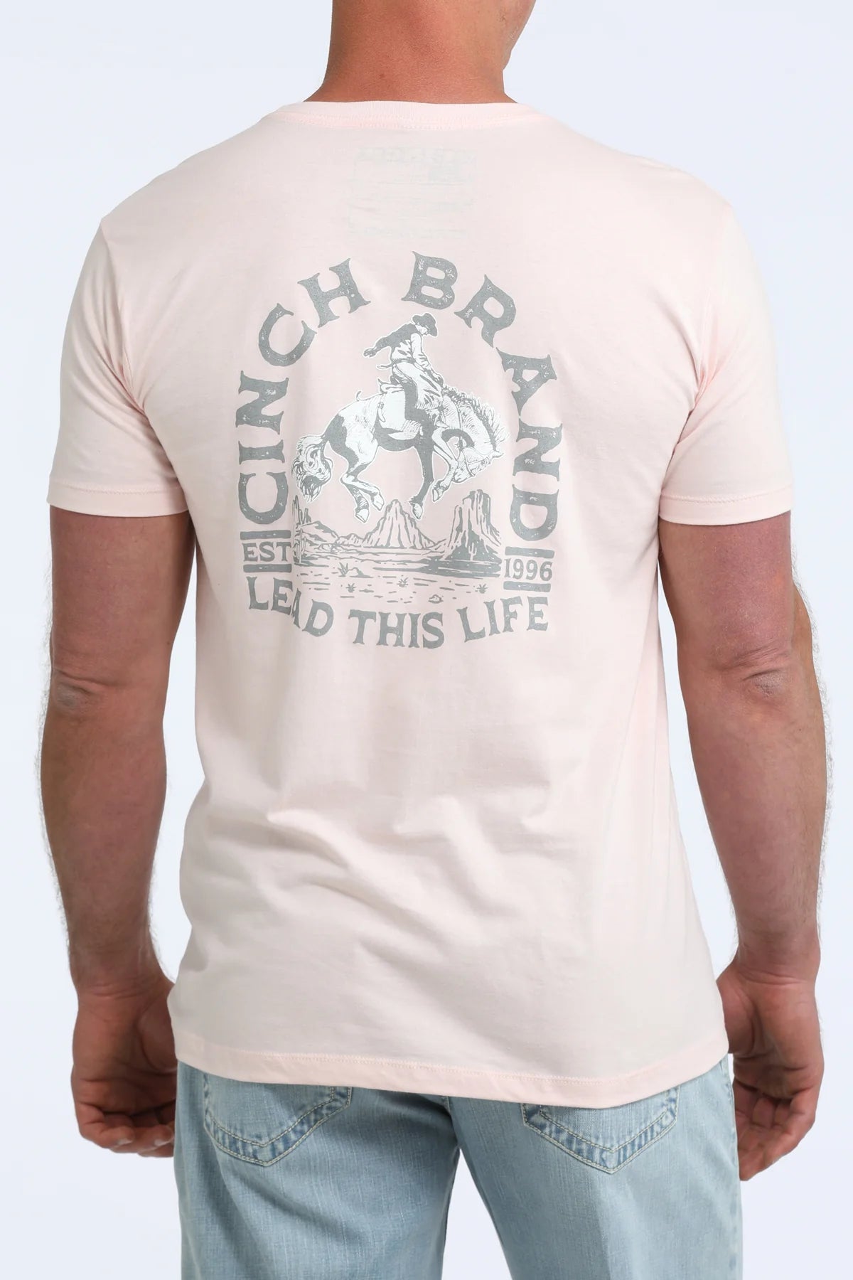 CINCH MENS PINK T-SHIRT - MTT1690728