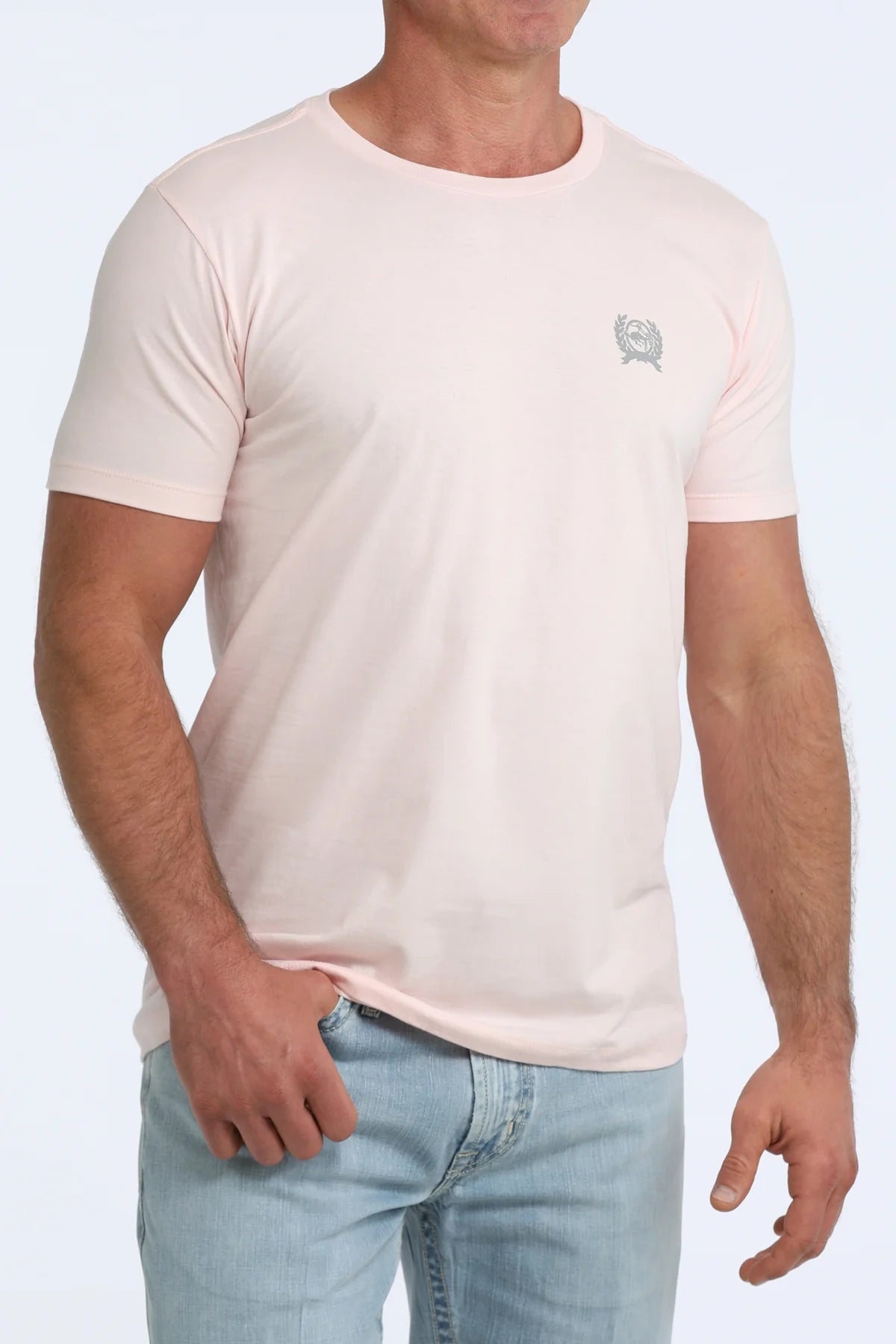 CINCH MENS PINK T-SHIRT - MTT1690728