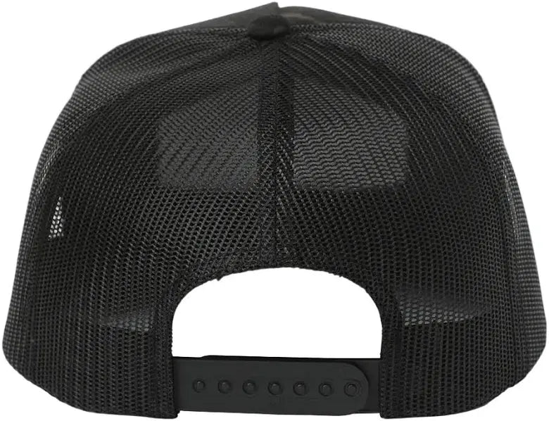CINCH MENS BLACK & CAMO TRUCKER ADJUSTABLE CAP - MCC0600617