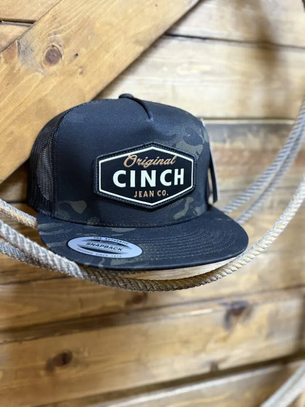 GORRA AJUSTABLE DE CAMIONERO CINCH PARA HOMBRE, NEGRA Y CAMUFLADA - MCC0600617