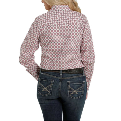 WOMEN CiNCH SHIRT White/Pink  MSW9201030