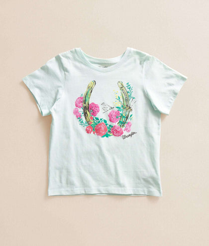 WRANGLER GIRLS T-SHIRT WATERY GREEN 112379446