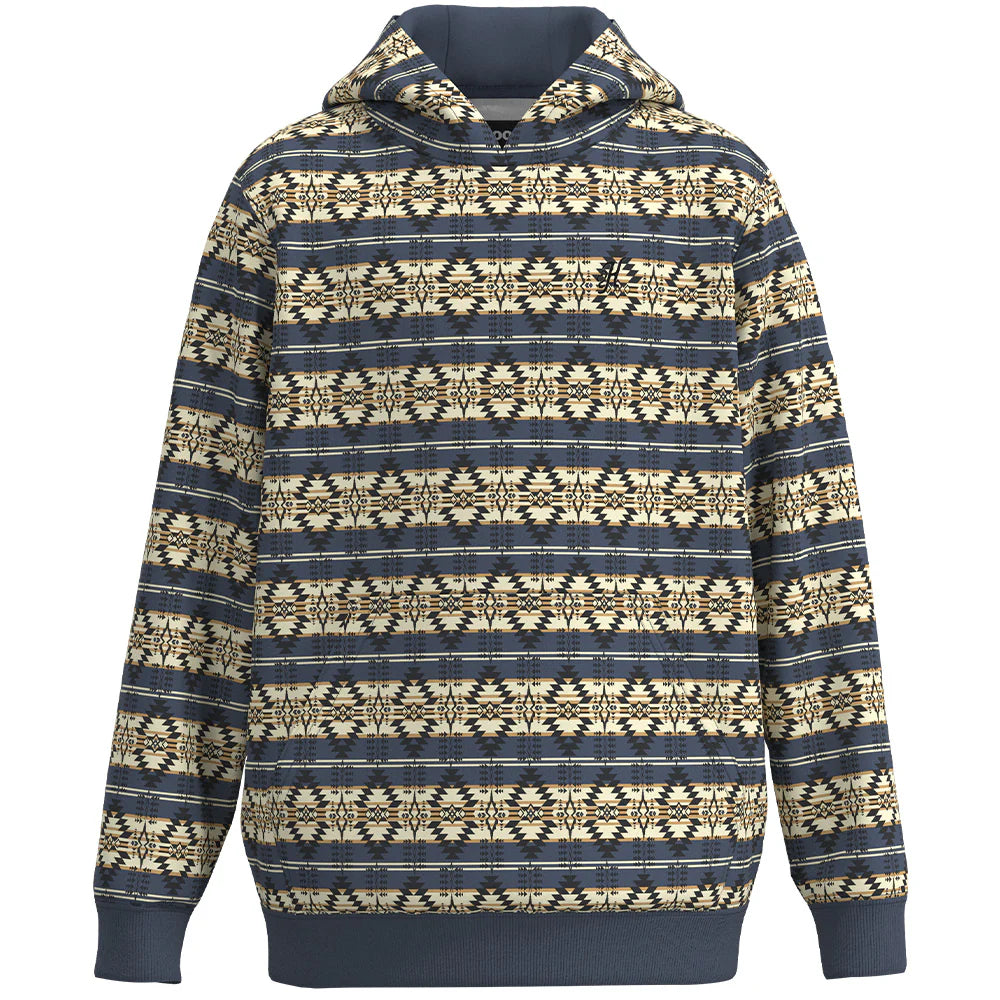 Hooey Youth Boys Legendary whitecap Grey Lost mine Aztec Hoody HH1333AZST