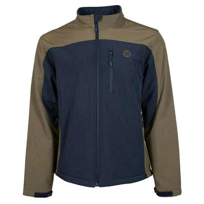 CHAQUETA JUVENIL HOOEY BOYS SOFT SHELL TAN CON AZTECA NEGRO BLANCO MARRÓN HJ072BKBR
