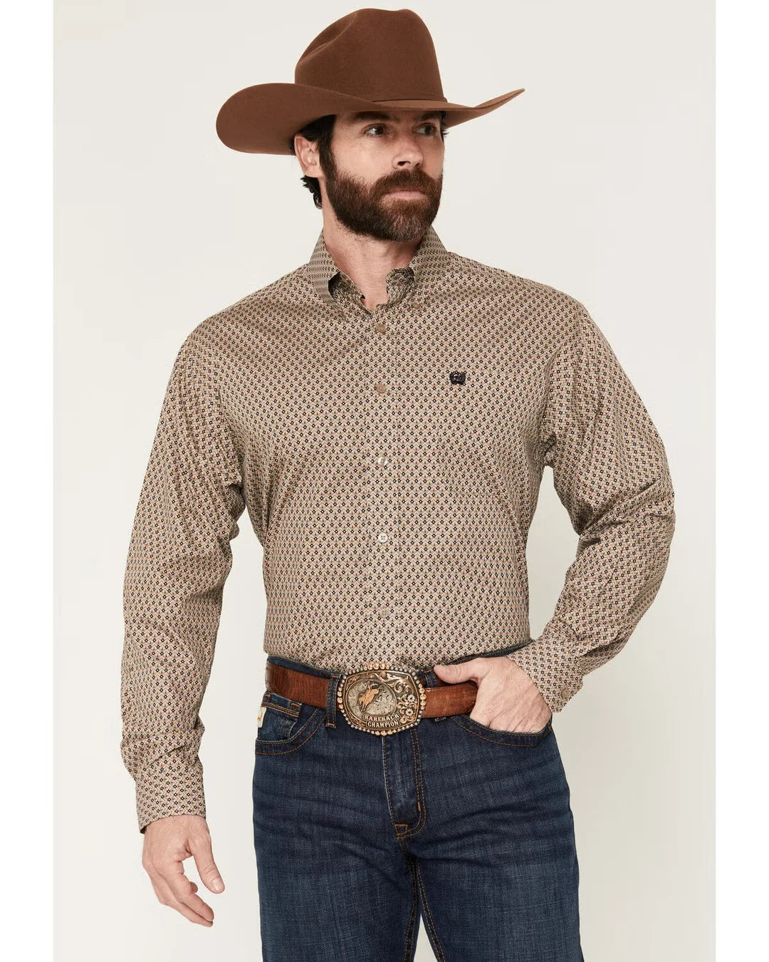 MENS CINCH LONG SLEEVE SHIRT- MTW1106146