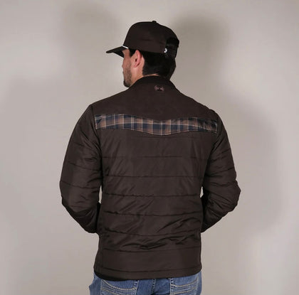 CHAQUETA HOOEY PARA HOMBRE BANFF ACOLCHADA MARRÓN OSCURO HJ2607DKBR