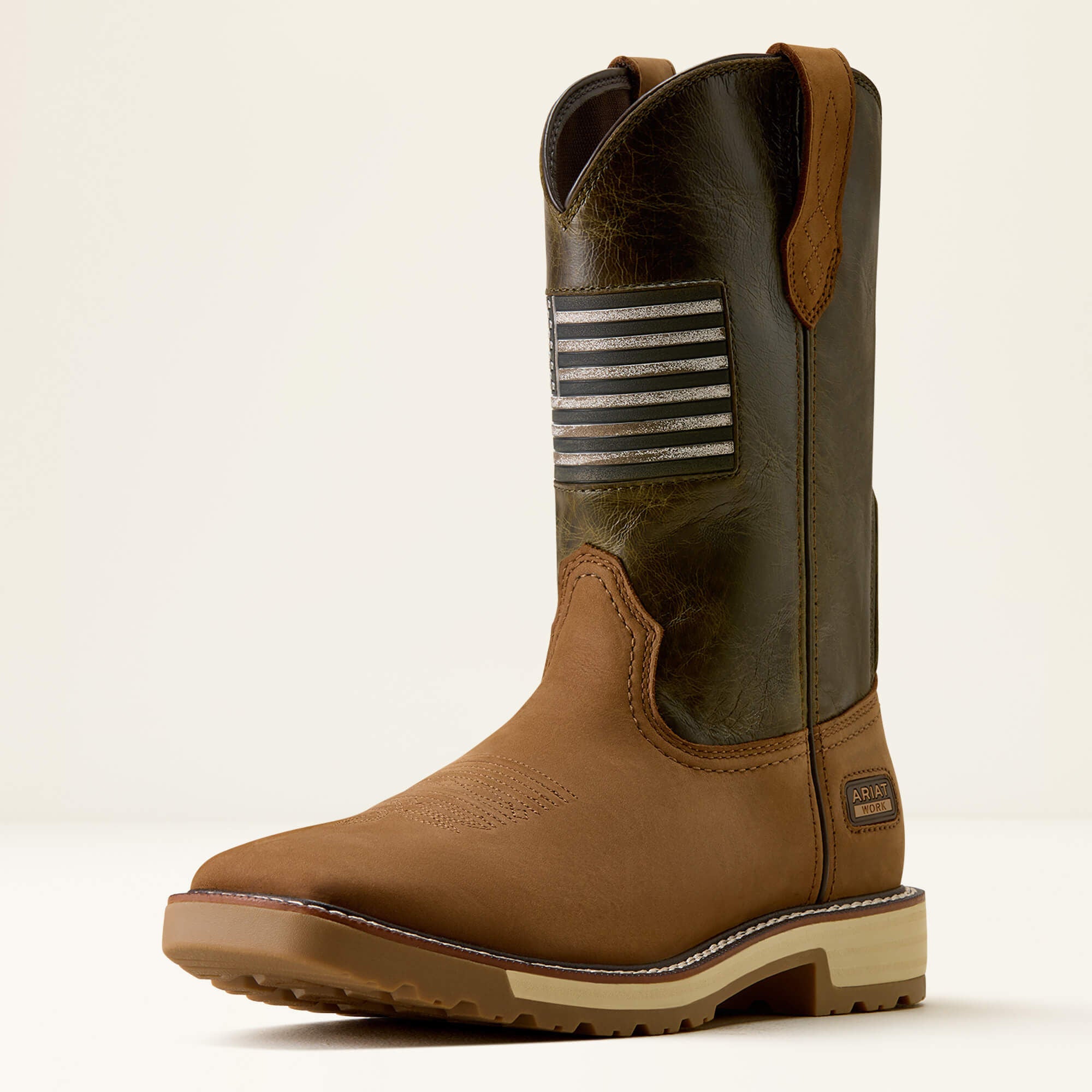 ARIAT WORK HOMBRE ACTIVATOR PATRIOT ALAMO BROWN TIERRA OLIVO PUNTA DE ACERO 10079675