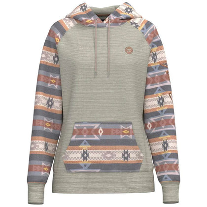 HOOEY SUMMIT LADIES CREAM SPACE DYE HOODY-HH1198CRPK