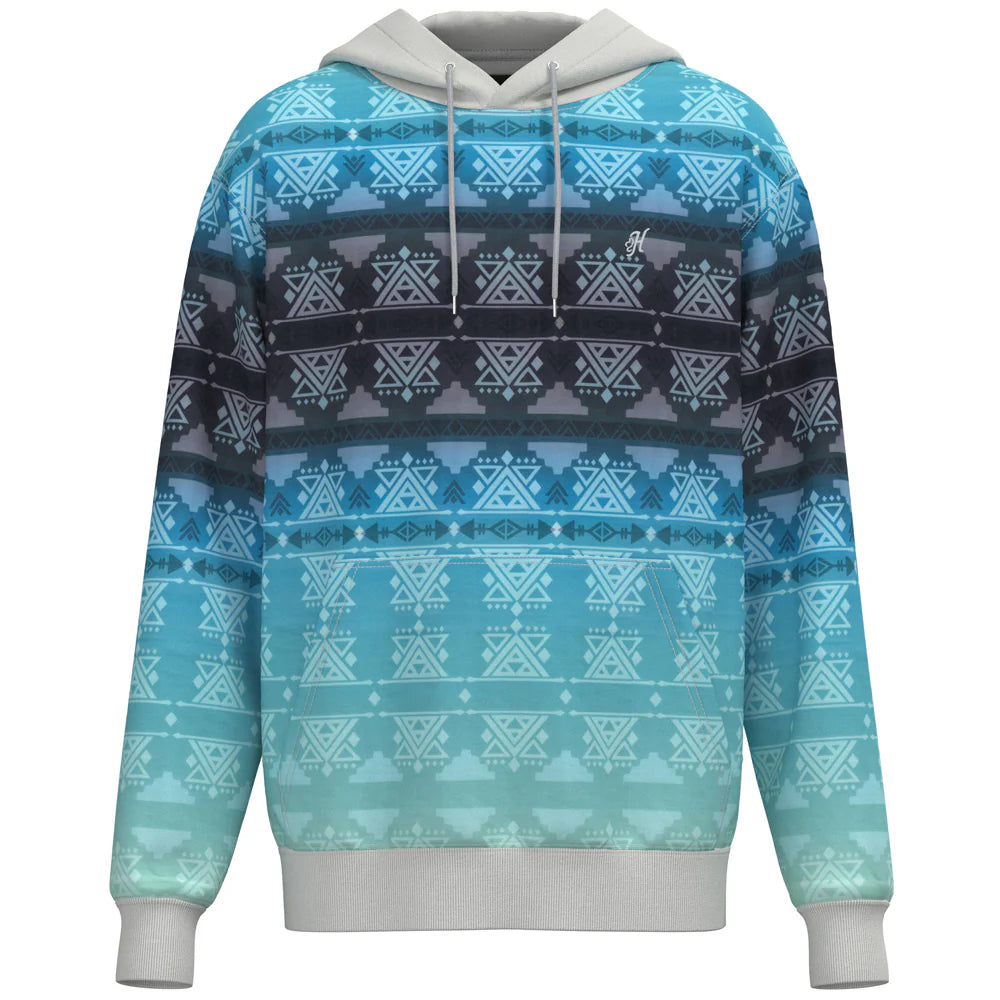 HOOEY MENS HOODIE BLUE MESA-HH1191BLTL