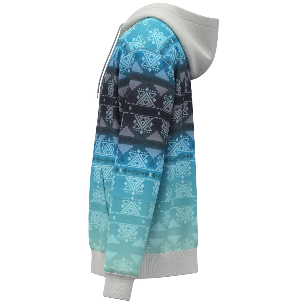 HOOEY MENS HOODIE BLUE MESA-HH1191BLTL