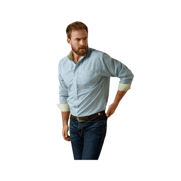 ARIAT HOMBRE WF COLTEN CAMISA ML FTD AGUA 10044905