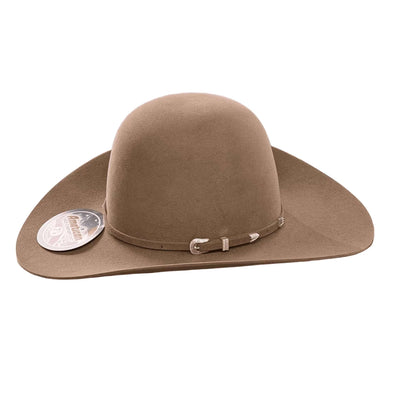 7x American Hat Pecan Rabbit Hair Open Crown.