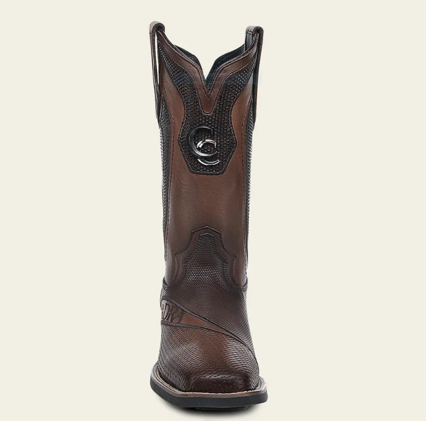 BOOTS CUADRA RES CRUST MIEL EMBROIDERY & LASER SQUARE TOE CU986