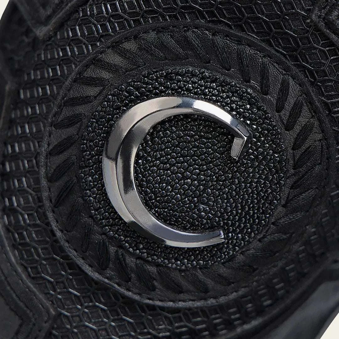 CUADRA MENS BOTA DE MANTARRAYA NEGRO SQ.TOE CC221 Laherradurawwnc.com