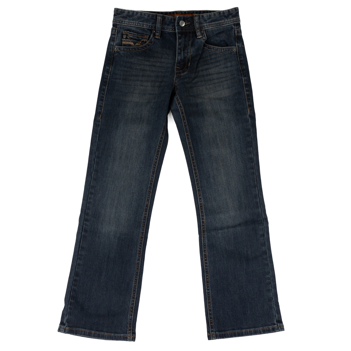 ROCK&ROLL JEANS KIDS DARK VINTAGE LADDER STITCH EMB BB0BD09798