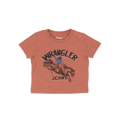 WRANGLER CAMISETA MANGA NIÑO NARANJA 112346200