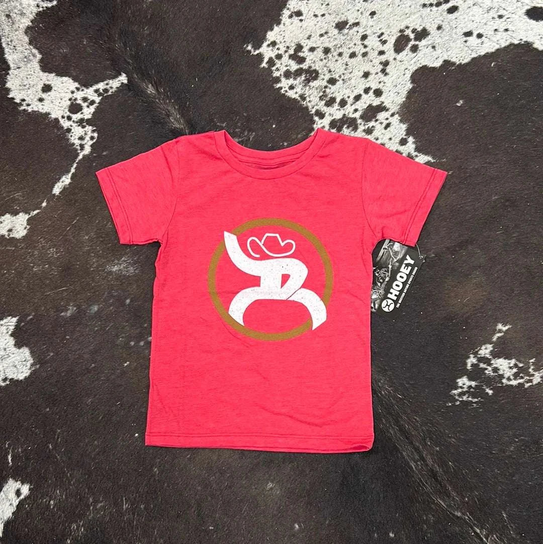 HOOEY KIDS T-SHIRT SHORT SLEEVE CHILD RED RT1516D-Y Laherradurawwnc.com