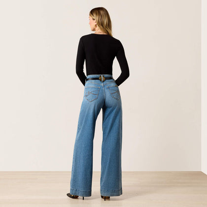 ARIAT MUJER REVEL PALMDALE JEANS DE TIRO ALTO Y PIERNA ANCHA 10078930