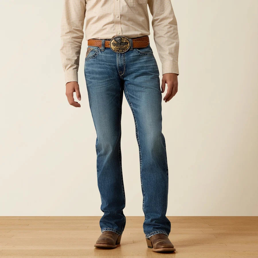 ARIAT MENS M4 XAVIER BOOTCUT JEAN WEATHERFORD— 10080836