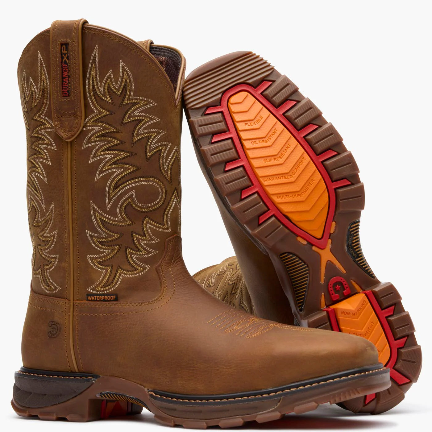 DURANGO MENS STEEL TOE WORK BOOT Slip&Oil resisting- DDB0545