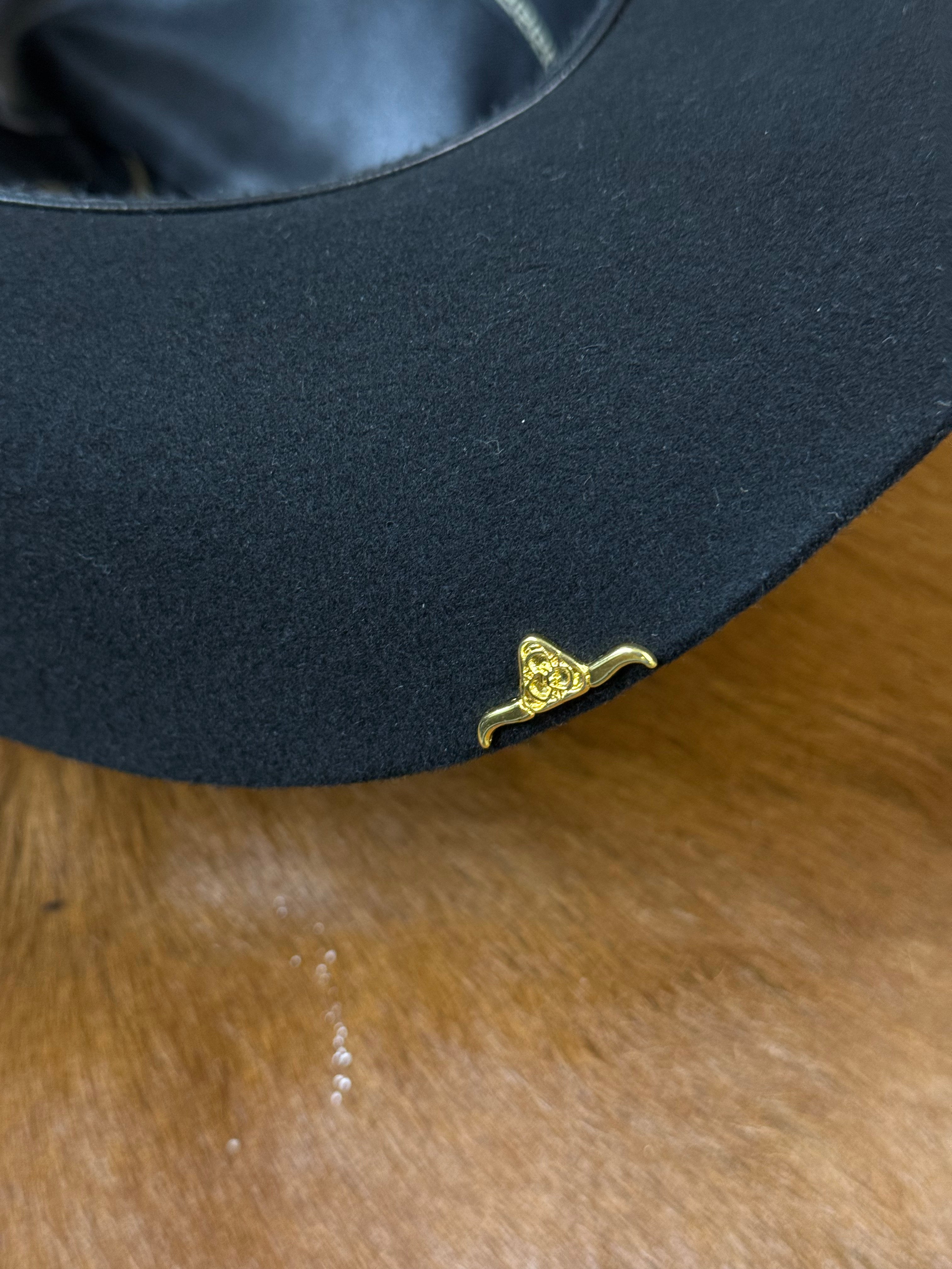 BLACK EL AFILADO 8X BULLHIDE FELT HAT KIDS