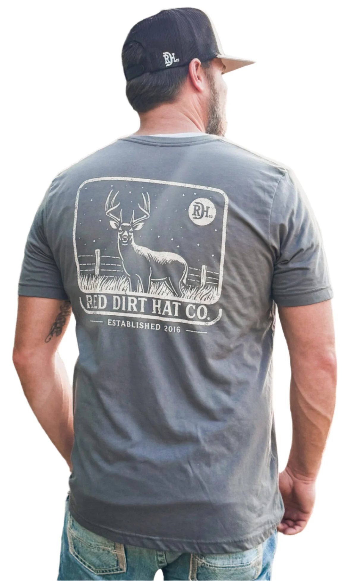 RED DIRT HAT CO. - TSHIRT RDHCT180 BIG BUCK