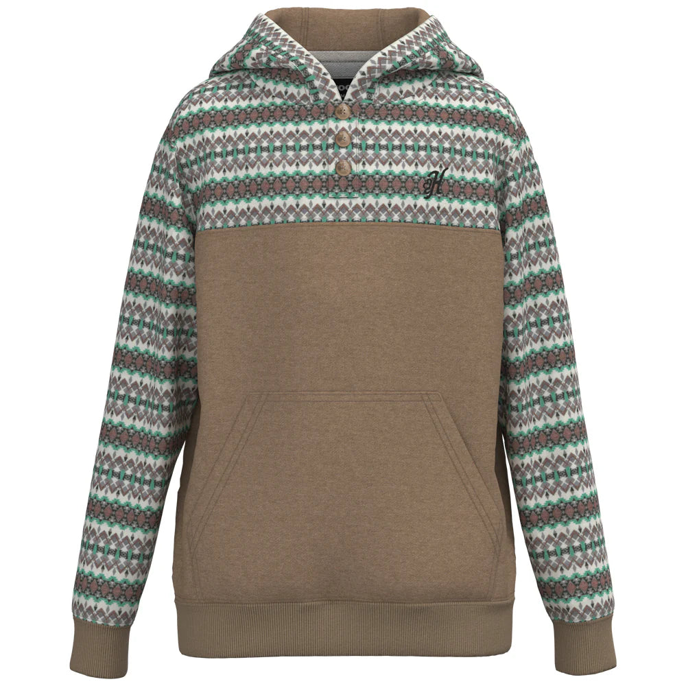 HOOEY BOYS JIMMY YOUTH BROWN HOODY HH1194BRCR