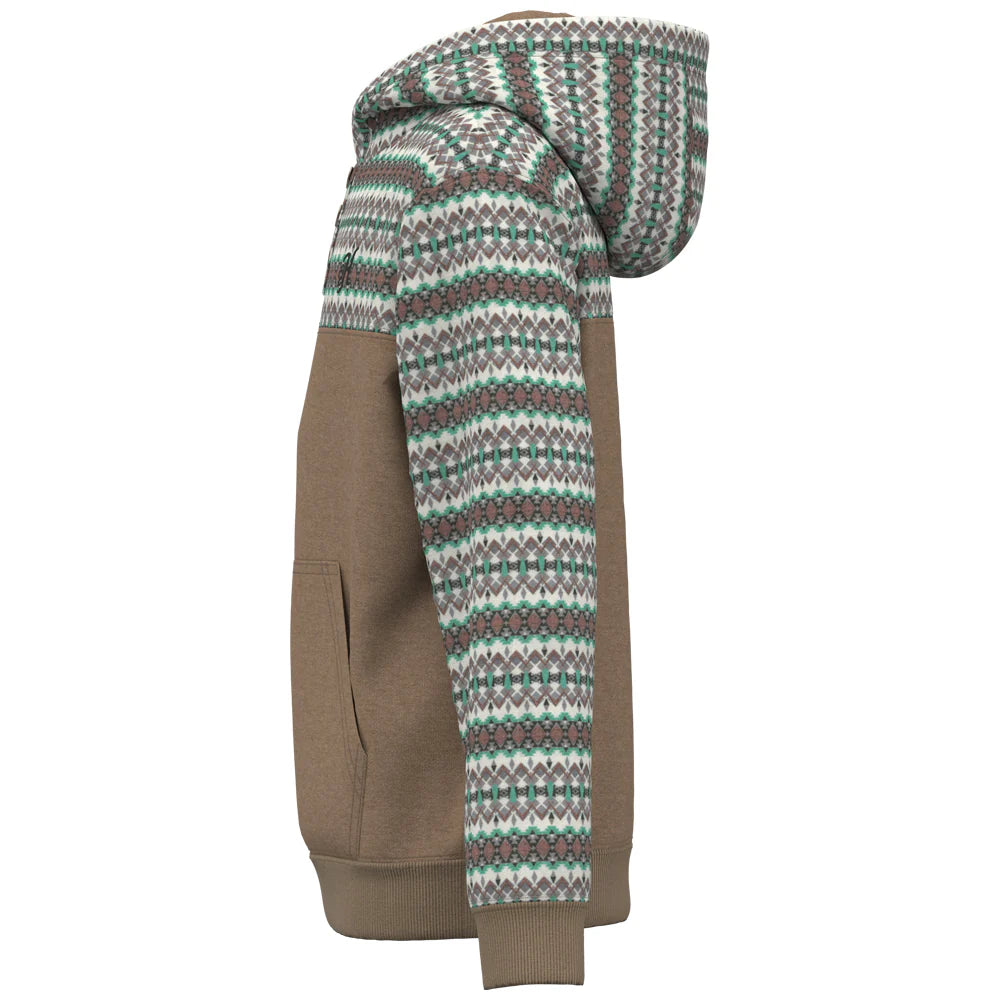 HOOEY BOYS JIMMY YOUTH BROWN HOODY HH1194BRCR