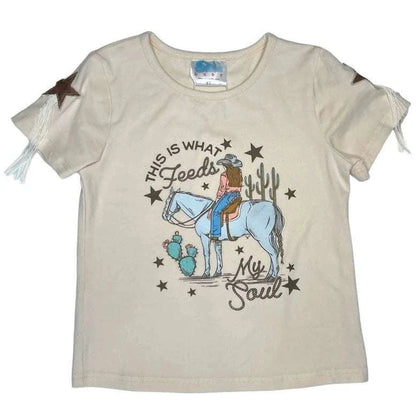CAMISETA DE NIÑA SHEA BEIGE FVINT03
