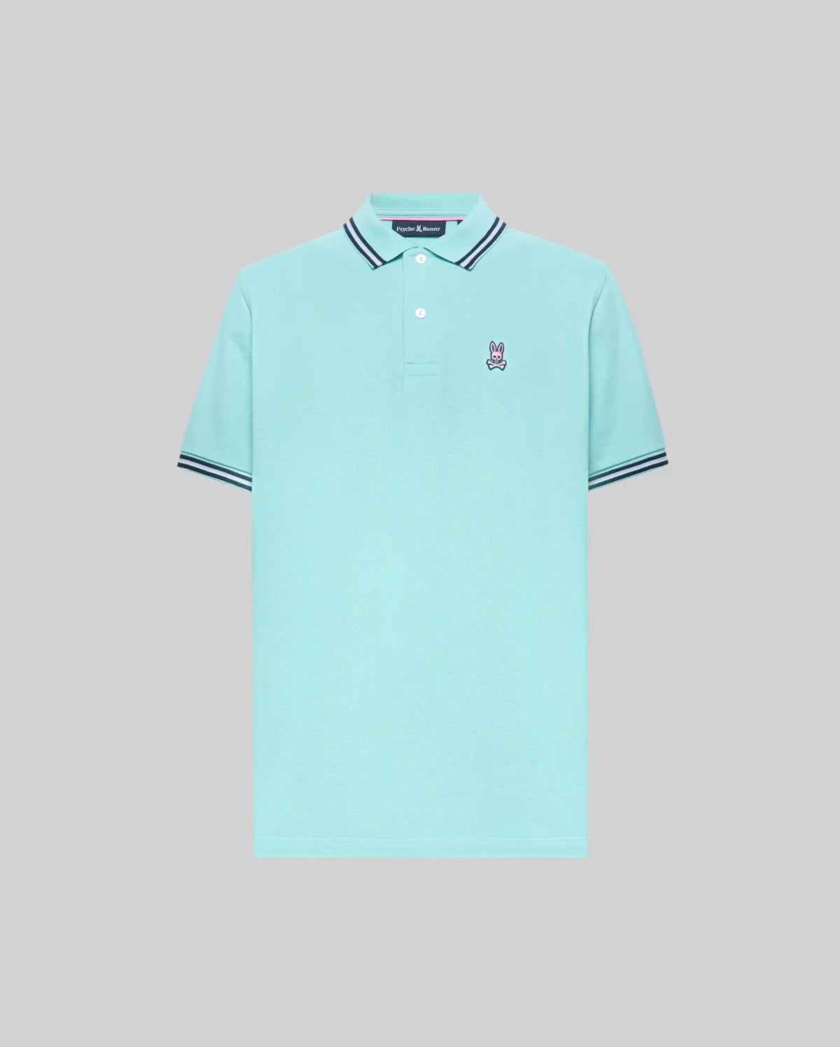 PSYCHO BUNNY CLARK TEAL POLO - MT0100127