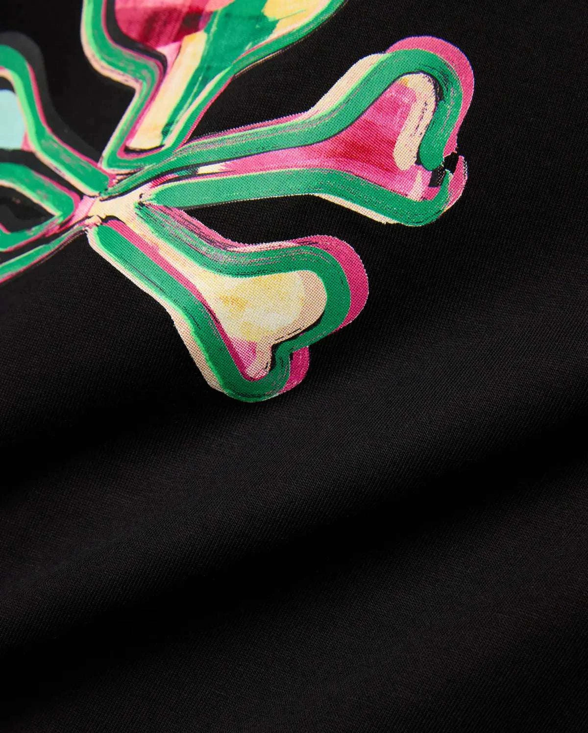 PSYCHO BUNNY NATE GRAPHIC TEE BLACK & MULTICOLOR - MT0200307 Laherradurawwnc.com