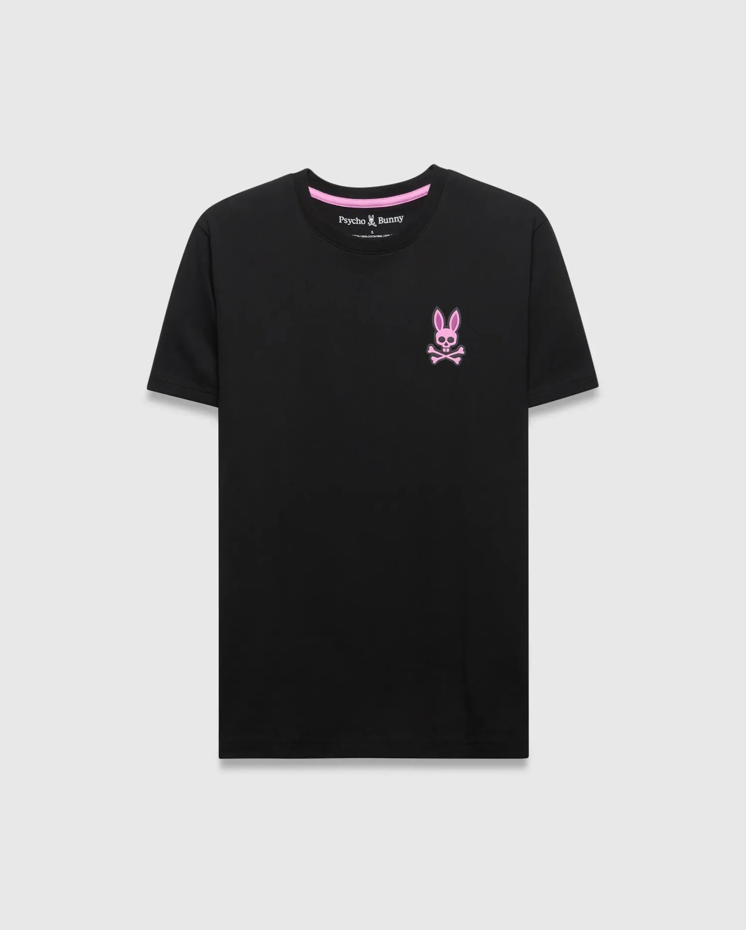 PSYCHO BUNNY FRANK GRAPHIC TEE BLACK & PURPLE - MT0200293