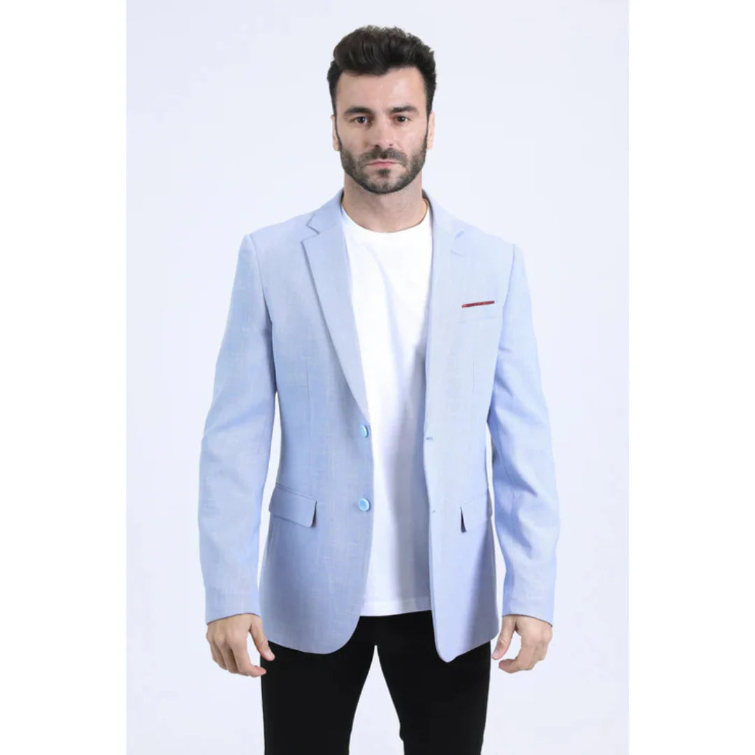 PLATINI MENS BLAZER BLUE BLZ10914