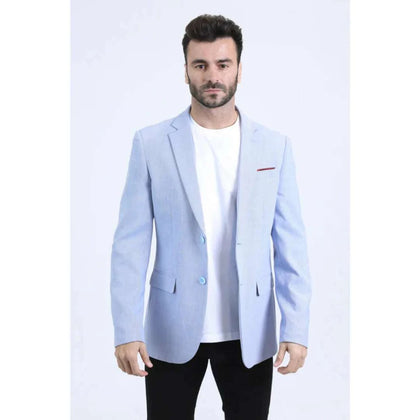 PLATINI MENS BLAZER BLUE BLZ10914