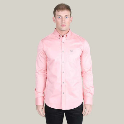 PLATINI MEN’S SHIRT MODERN FIT STRETCH PINK CTL9826
