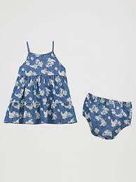 WRANGLER TODDLER DRESSES WHITE & DENIM 112379438
