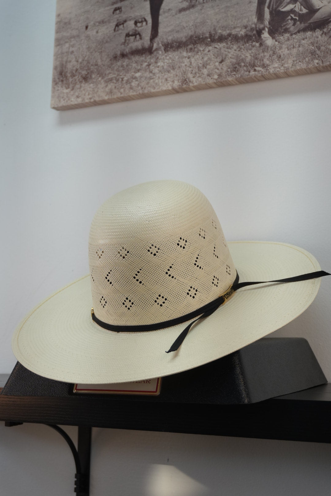 HERRADURA STRAW HAT 100x SVO57 NAPOLES OPEN CROWN