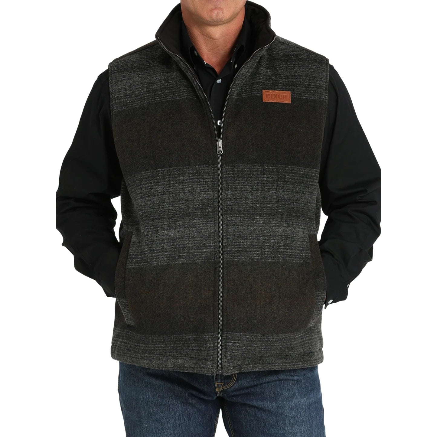 MENS CINCH REVERSIBLE QUILTED VEST- MWV1911001