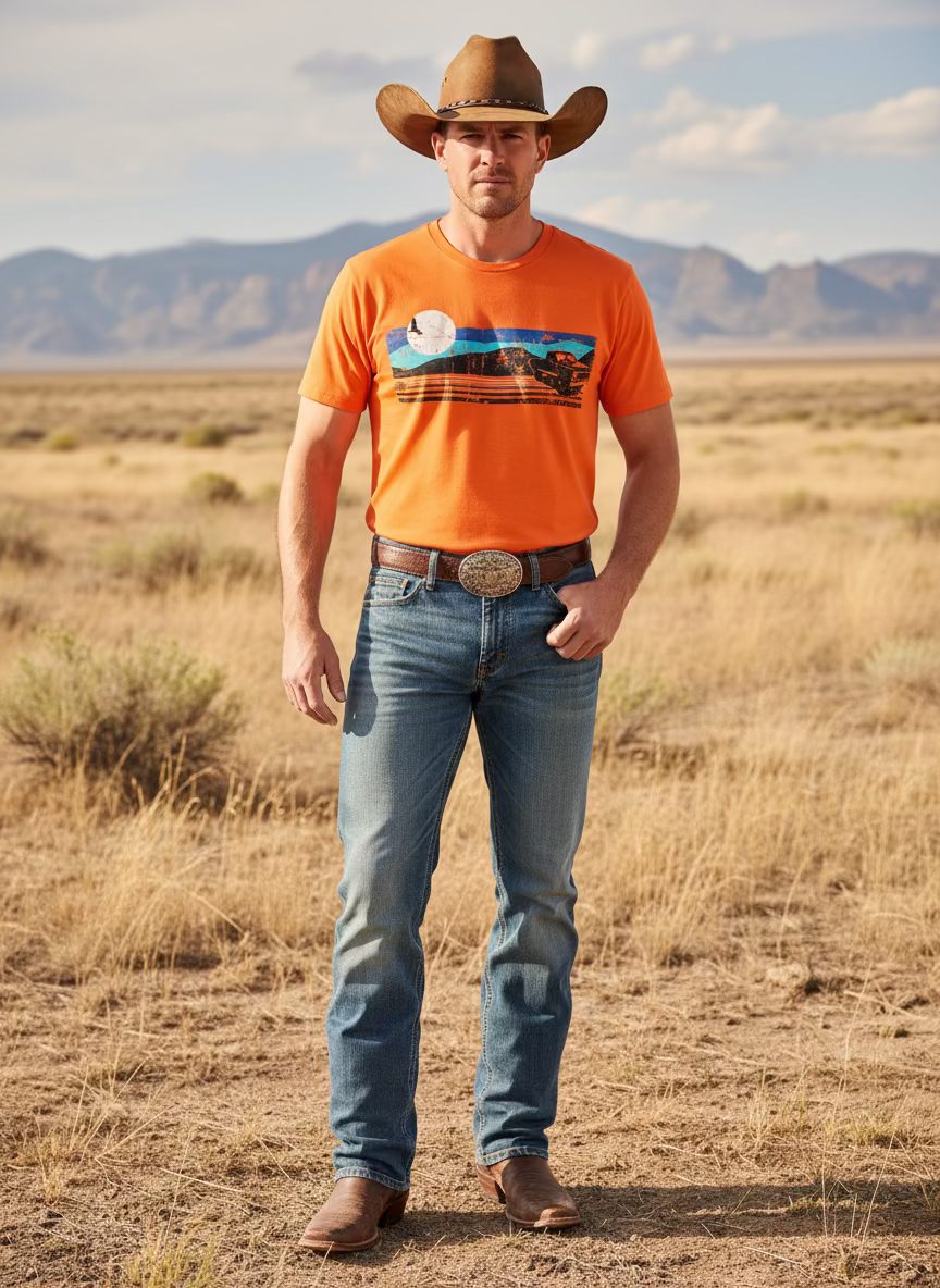 ROCK&ROLL MENS GRAPHIC TEE RRUT21R1C7