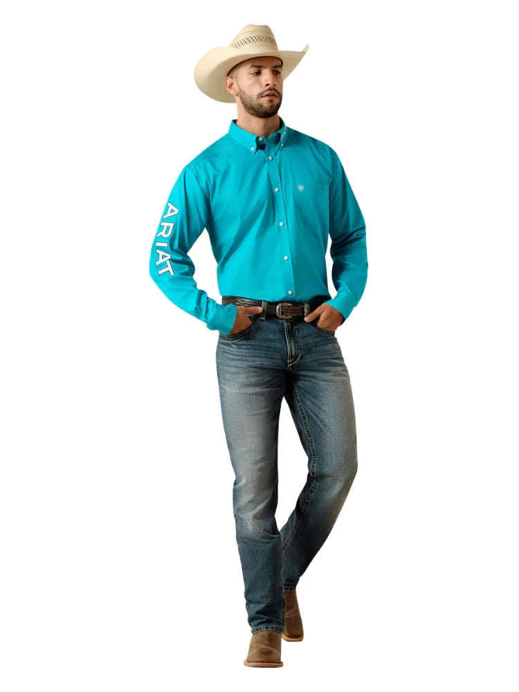  turquoise Ariat shirt