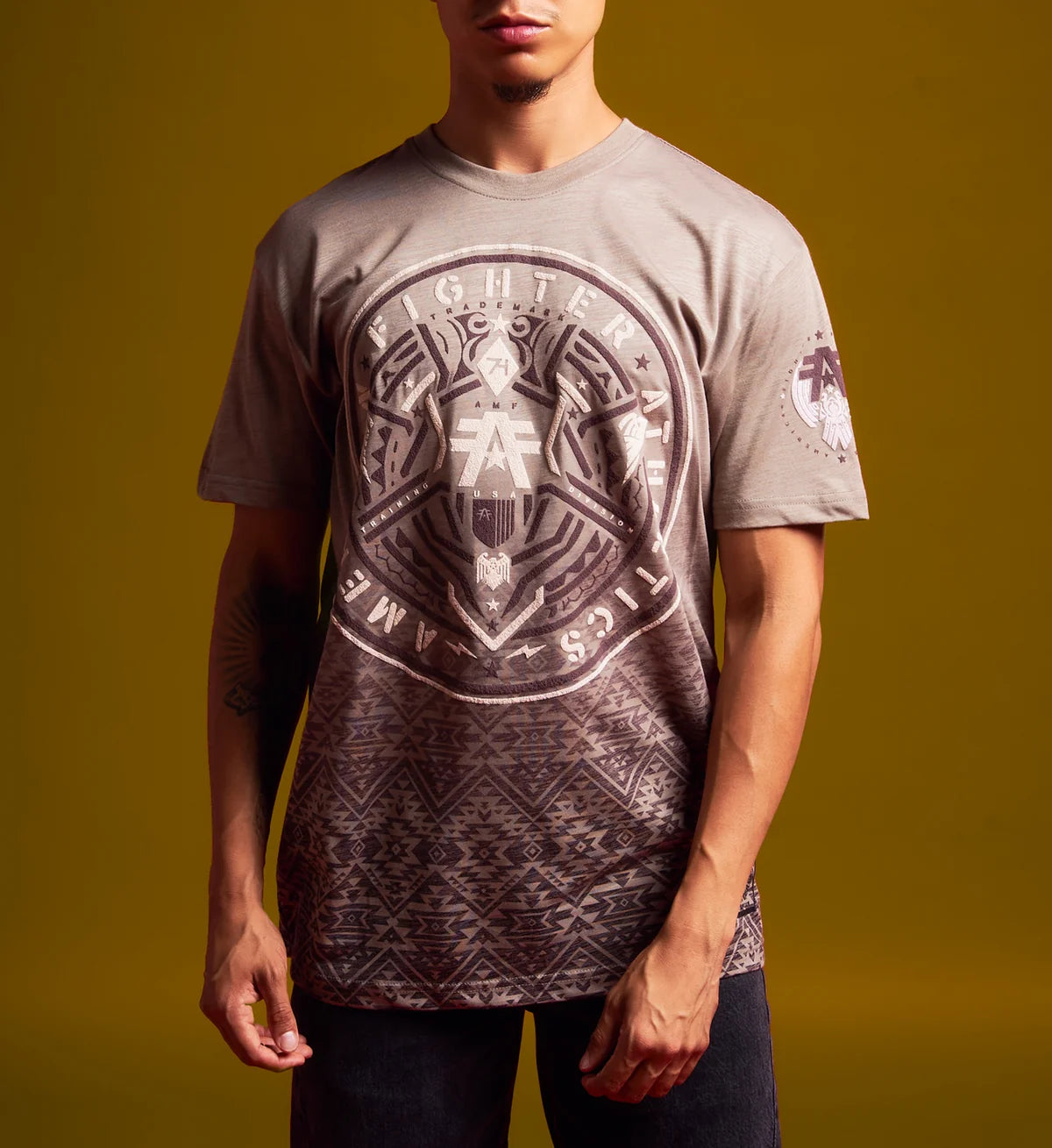 AMERICAN FIGHTER HAVERHILL S/S TEE DTA FM16369