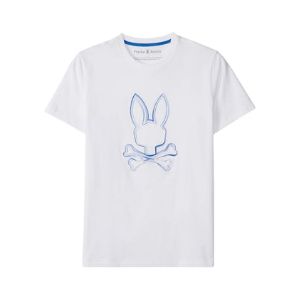 CAMISETA GRÁFICA VINCENT DE HOMBRE PSYCHO BUNNY CAMISA BLANCA B6U713D200