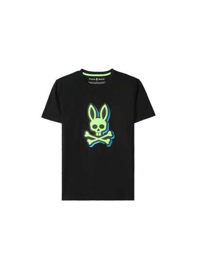 PSYCHO BUNNY MEN BLACK B6U521C200