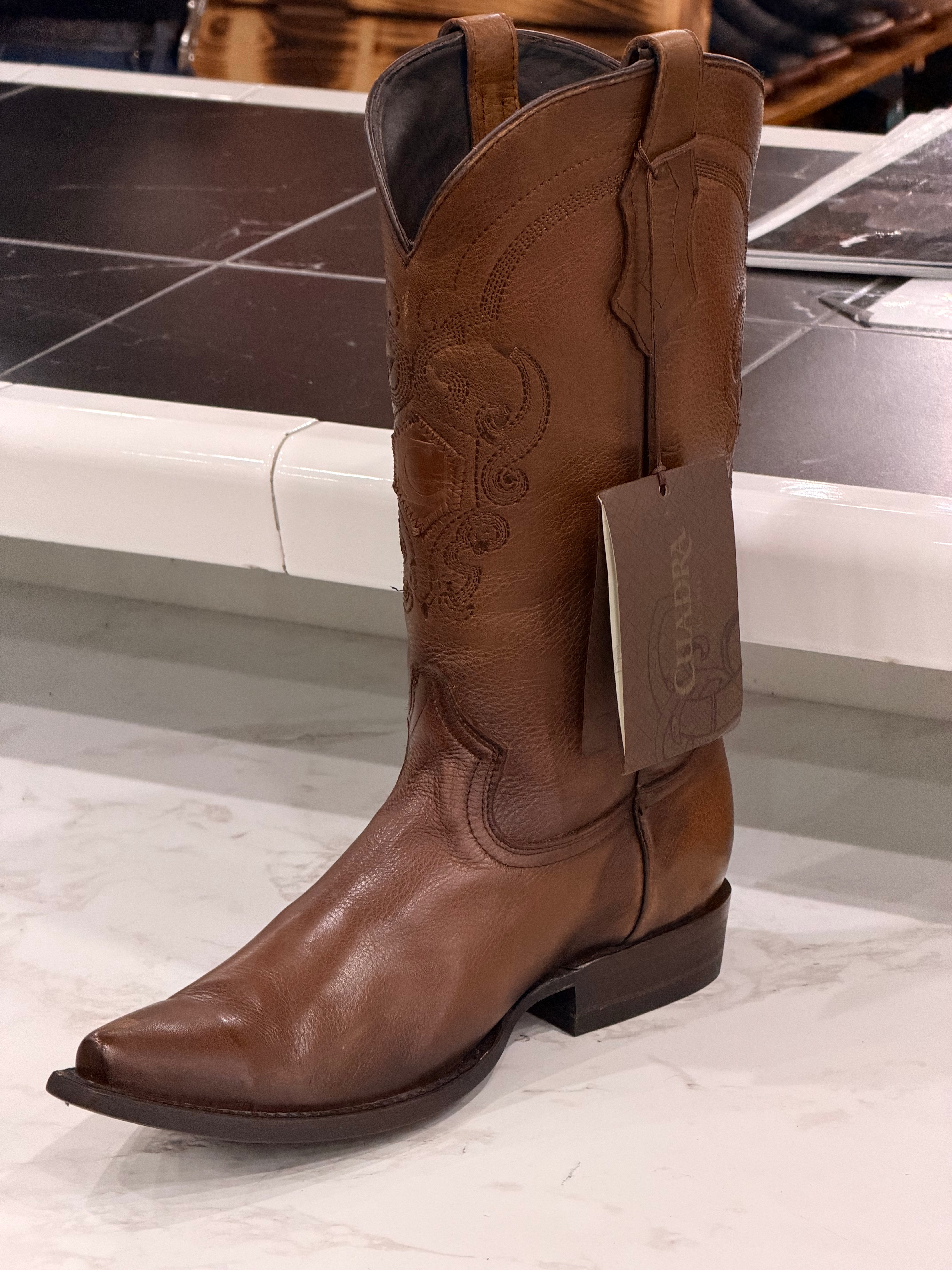 CUADRA BOOTS MEN CRUST RES CASTAÑO SNIP TOE