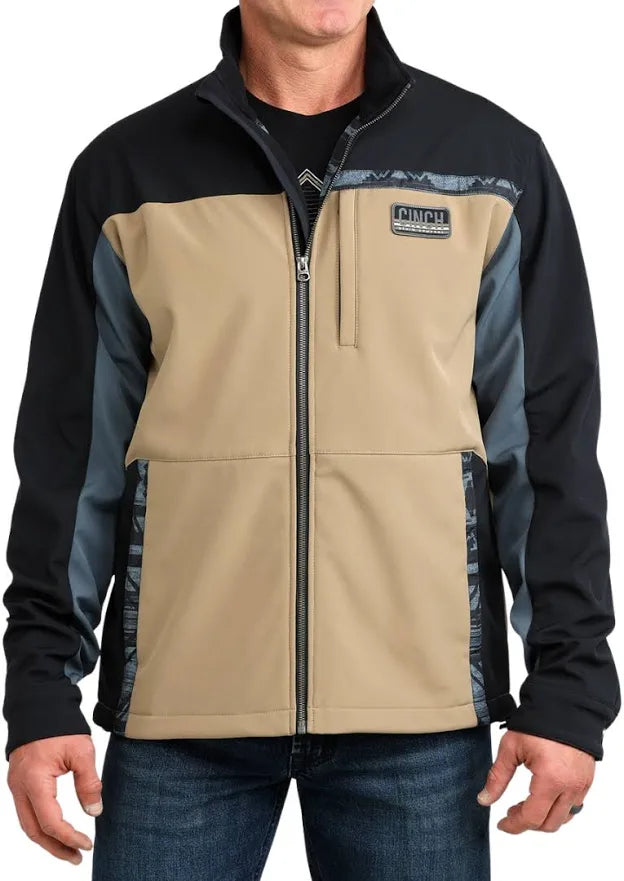 CINCH MEN’S JAKET BLACK,GRAY/BEIGE MWJ1947001 MUL